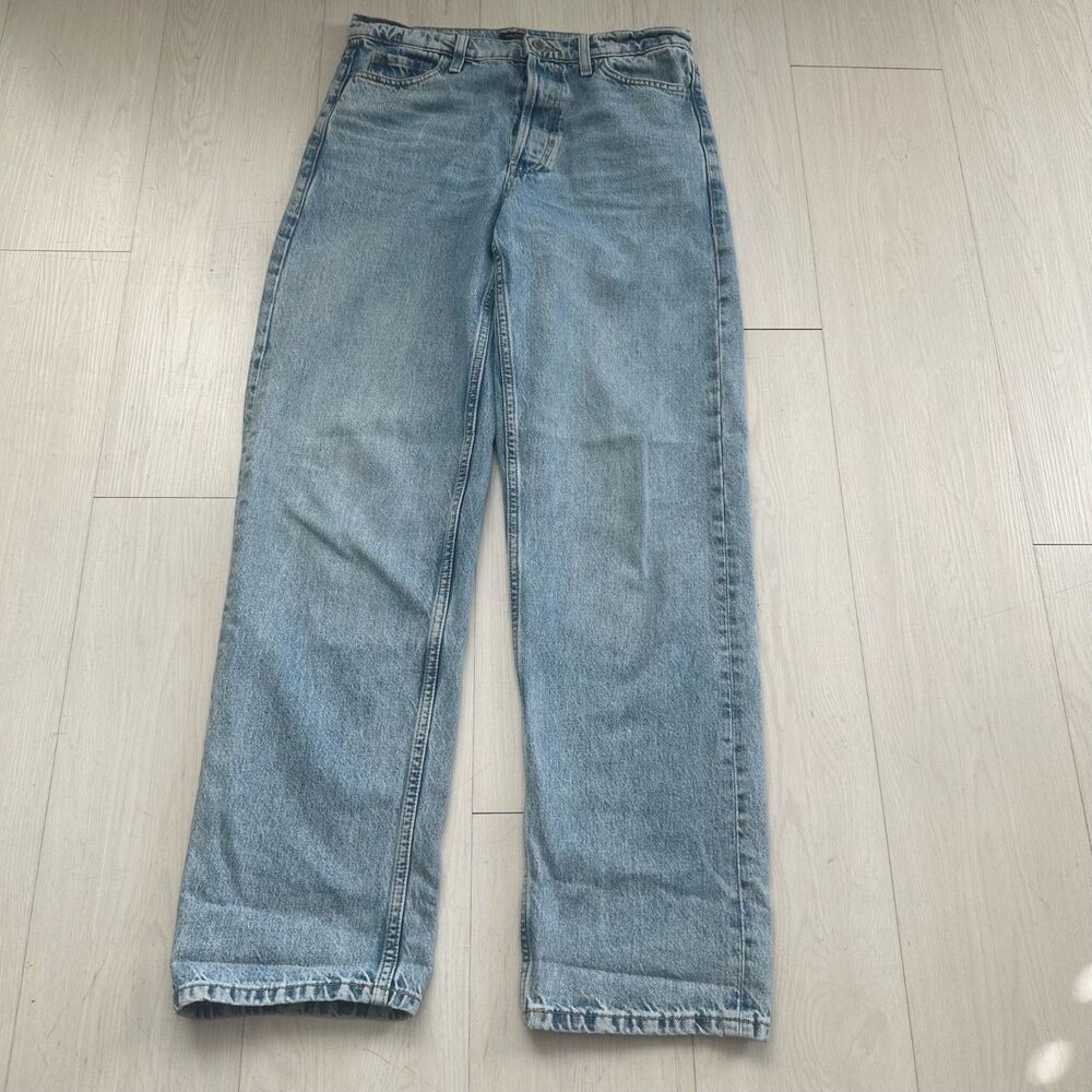 Banana Republic Women’s Premium Denim Mid-Rise Straight Leg Size 27 31"